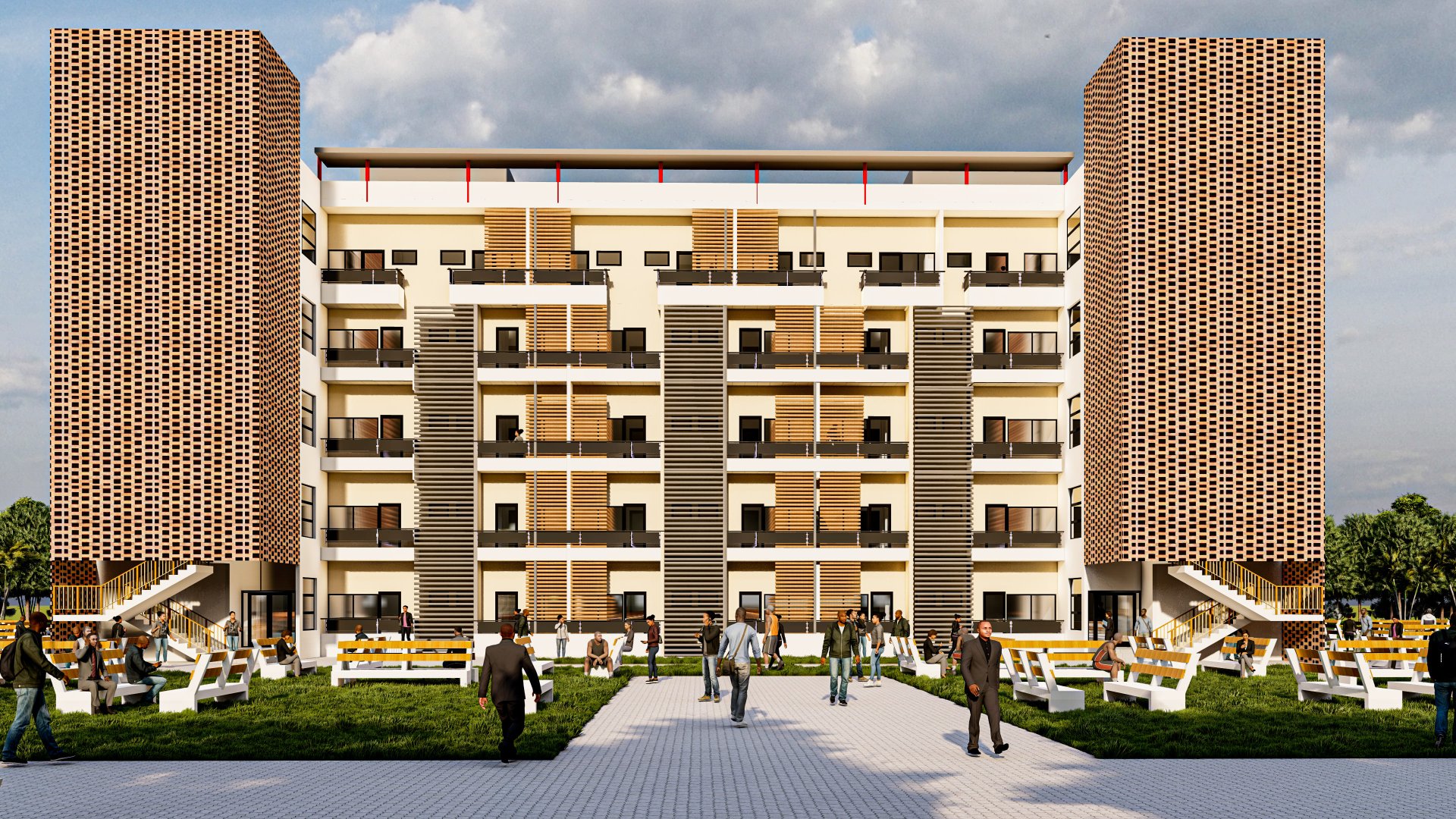 LOGEMENT EDUDIANT BATIMENT CARRE
